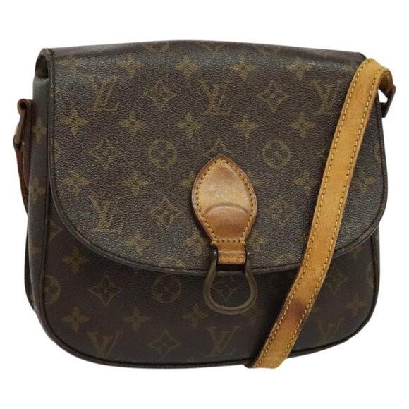 LOUIS VUITTON Monogram Saint Cloud GM Shoulder Bag M51242 LV Auth ti3334 - Picture 1 of 16